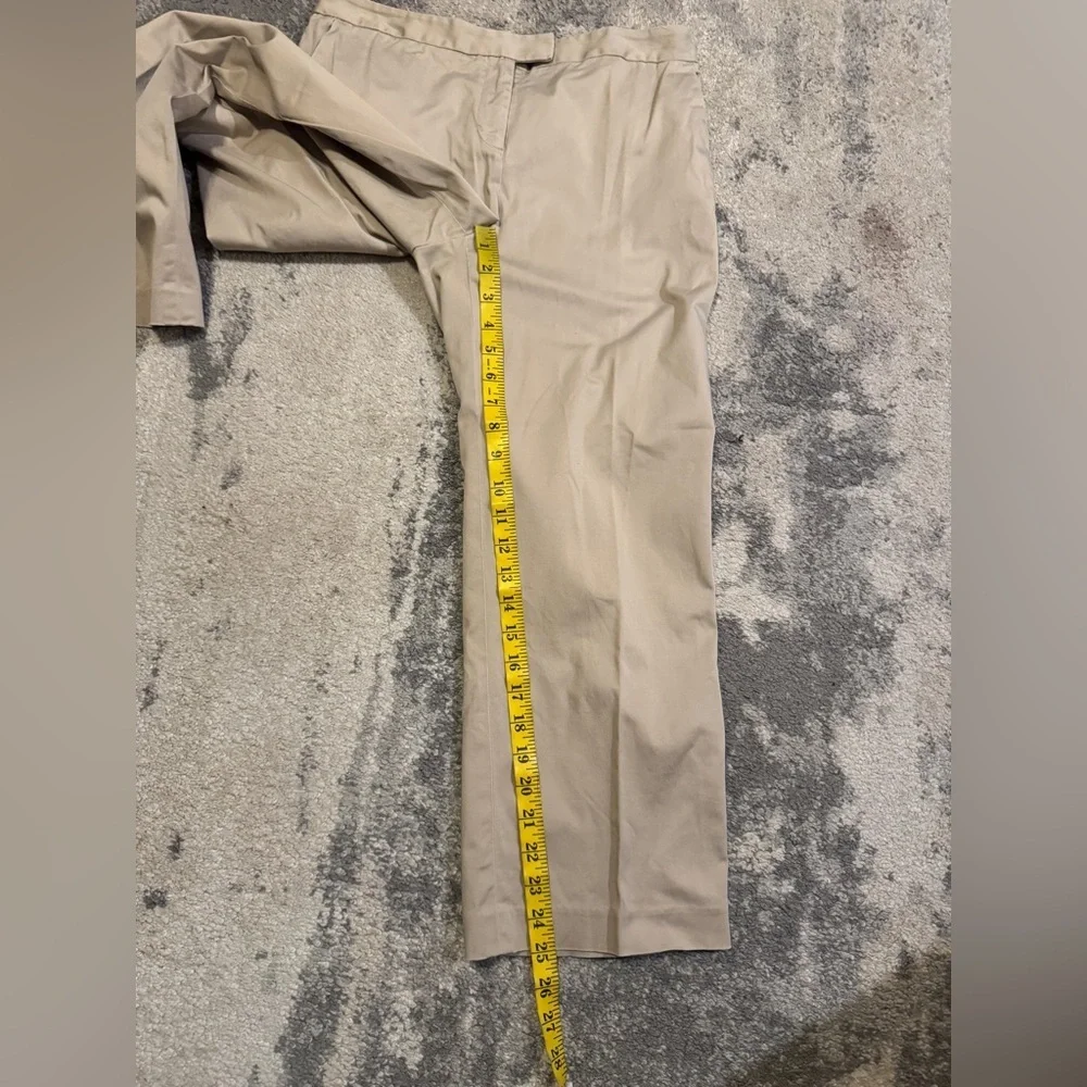 Liz Claiborne Beige Ankle Trousers